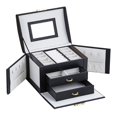 thumbnail image 2 of Jewelry Drawer Storage Box With Lock Jewelry Box for Girls and Women Black, 2 of 4