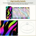 thumbnail image 4 of Lampshades 2 Pack Zebra rainbow abstract Neon gradient lines black Colorful 13"x13"x10" Light Shade for Table Lamps Floor Lamps Drum Lamp Shades Lampshade Replacement Easy Assembly, 4 of 8