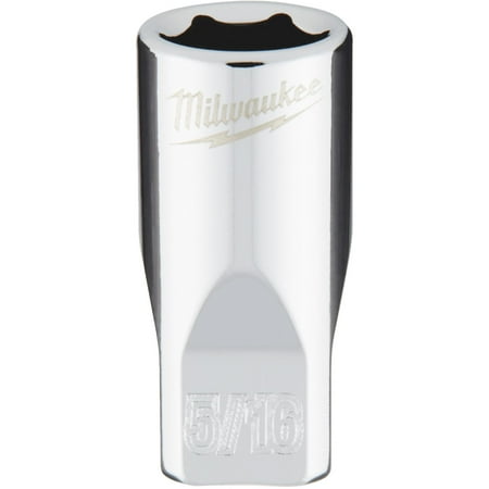 UPC: 0045242565238 | Milwaukee-45-34-9005 1/4 in. Drive 5/16 in. SAE 6-Point Socket