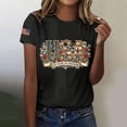 thumbnail image 2 of MEICHEN 250th Anniversary USA Shirt Short Sleeve Round Neck T Shirt Fashion Casual Blouse Top Summer Clothing, 2 of 4