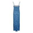 thumbnail image 4 of Vestido de Verano para las Mujeres Vestido de Suspensión de Temperamento Sexy de Impresión de Leopardo de Moda, Nuevo sin Mangas, 4 of 6
