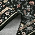 thumbnail image 6 of Washable Runner Rug 2x6/5x7/8x10/9x12/10x13ft Non-Slip Non-Shedding Soft Vintage Bedside Rug, Low Pile Farmhouse Floral Carpet, Indoor Foldable Printed Entryway Rug for Hallway Kitchen, 6 of 8