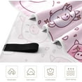 thumbnail image 3 of Dreamtimes Pink Piggy Beach Towel Quick Dry Absorbent Bath Towels Sandproof Lightweight Towel for Gym Yoga Sports Swimming 31x71in, 3 of 7