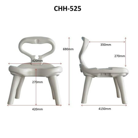 Zimtown Mini Medical Bathroom Bath Tub Shower Seat Chair Bench
