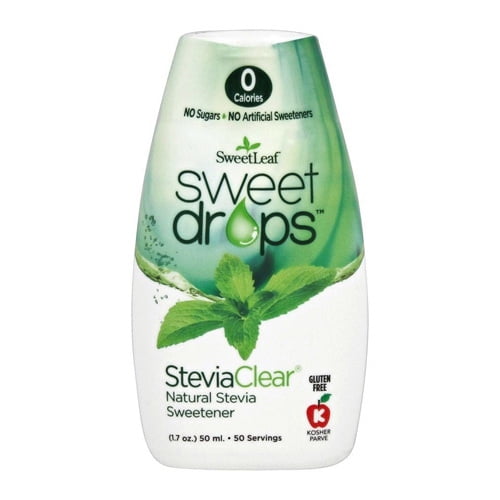 SweetLeaf Sweet Drops SteviaClear Natural Stevia Sweetener, 1.7 Oz, 2