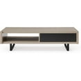 thumbnail image 4 of Mid-Century Modern Ash Living Room Coffee Table,tan, 4 of 6