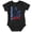 Black - E. Honda, variant on 2 Zangief Neon Sign Gender Neutral Printed Baby Bodysuit Brisco Brands NB