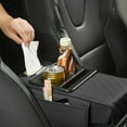 thumbnail image 3 of Car Accessories Armrest Cover with Storage Bags Cup Holder Tissue Slot and Phone Compartment for Sedan Interior Organizers, 3 of 3