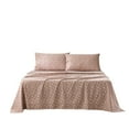 thumbnail image 7 of Lush Decor Zara Floral Block Cotton Sheet Set 4 Piece Set Queen Terracotta - Floral Sheets - Queen Bed Sheets - Vintage Coquette Decor, 7 of 7