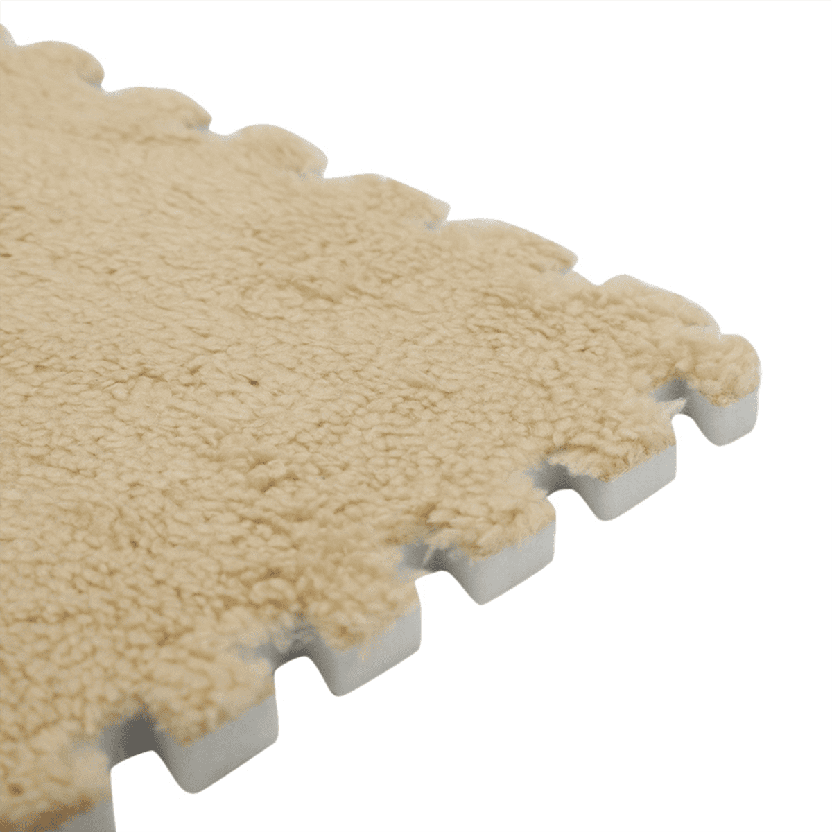 30 Piece Foam EVA Fuzzy Mat Flooring Carpet Tiles for Kids - Perfect for Nursery Décor, Baby Room