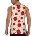 thumbnail image 3 of Gaeub Red Ladybug Men's Athletic Tank Top, Workout Sleeveless Shirts, Running Tank Tops for Gym, Running, Training - 4X-Large, 3 of 9