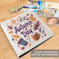 thumbnail image 4 of FORMRS 3 Ring Photo Album 4"x6" Self Adhesive Large Capacity PU Leather Cover, Warm Autumn Day, 4 of 8
