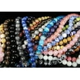 thumbnail image 2 of K-KED Wholesale Natural 6mm Multi-color Multiple Gemstone Round Loose Beads 15''-Pink Qurartz, 2 of 9