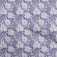 thumbnail image 1 of oneOone Polyester Spandex Medium Purple Fabric Asian Floral Sewing Material Print Fabric By The Yard 56 Inch Wide, 1 of 4