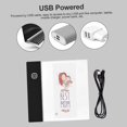 thumbnail image 2 of HUGFEGWE Flip Book Kit with Mini Light Pad LED Lightbox Tablet Design with Hole 300 Sheets Flipbook Paper Bg Screws for Ding Tracing Animation Sketching Cartoon Creation CA919-135602, 2 of 8