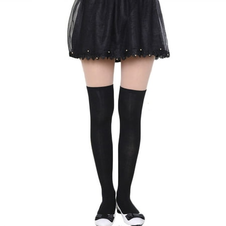 

Fashion Women Cable Knit Extra Long Boot Over Knee Thigh High School Girl Stocking