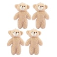 thumbnail image 3 of 4Pcs Cartoon Stuffed Animals Key Chain Pendants Plush Bear Bag Hanging Pendants, 3 of 3