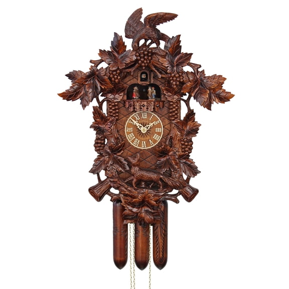 HerrZeit by Adolf Herr Cuckoo Clock - The Fox In The Vineyard  handshingled