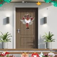 thumbnail image 5 of VOTRUDI Rattan Wreath Christmas,Artificial Christmas Wreaths for Front Door,13.7 Christmas Decoration Wreath for Holiday Time Indoor Outdoor Cabinets, 5 of 6