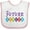 White and Pink, variant on Inktastic Bowling Future Bowler Boys or Girls Baby Bib