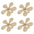 thumbnail image 2 of Saro Lifestyle Beaded Flower Design Napkin Ring (Set of 4), 2 of 4
