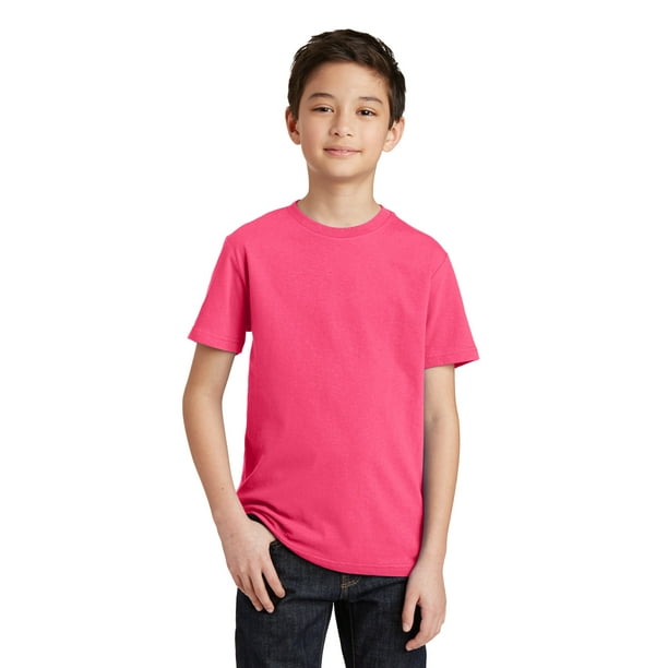 Camiseta District The Concert para niños DT5000Y Rosa neón XS