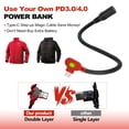 thumbnail image 3 of Cable cargador Heated Jacket Smarkey de 12 V tipo C a DC 5.5 mm, 3 of 7