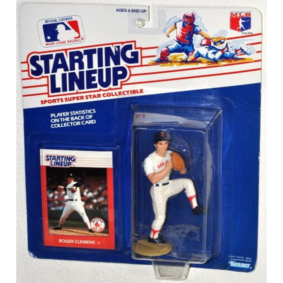 Starting Lineup 1988 Roger Clemens MLB Boston Red Sox (rookie piece)
