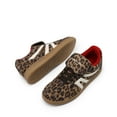 thumbnail image 4 of DREAM PAIRS Girls' Leopard Print Sneakers with Hook & Loop Strap and Lace-Up Casual Shoes, 4 of 6
