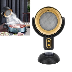 Hotte de portée portable avec 2 Vitesse USB Alimenté Mini Ventilateur d'échappement de cuisine Hotte de bureau Range Filtre amovible pour l'appartement RV Chambre