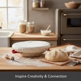 thumbnail image 4 of 9 Inch Round Bread Proofing Basket with Linen Liner & Dual Handle - for Sourdough Baking & Artisan Bread(1Pcs, B), 4 of 6