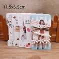 thumbnail image 3 of 50 pcs 11.5x6.5cm square white/brown hair card jewelry bag hair card black blank paper hair card or jewelry display card G 50card50oppbag, 3 of 6