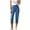 Blue A, variant on Jeans for Women Capris Elastic High Waist Straight Leg Loose Stretch Denim Pants Cropped Casual Trousers Fashion