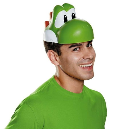 Disguise Men's Yoshi Mask Costume Accessory - Adult, Green, One Size