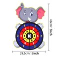 thumbnail image 2 of Objetivos Colgantes, Regalo Para Niños, Dispositivo De Seguridad, Tablas De Tiro Educativas Tempranas, Tiempo Libre, Juguetes Deportivos, Juego De Diana De Dibujos Animados 1 Juego qarigey OD015626-02, 2 of 5