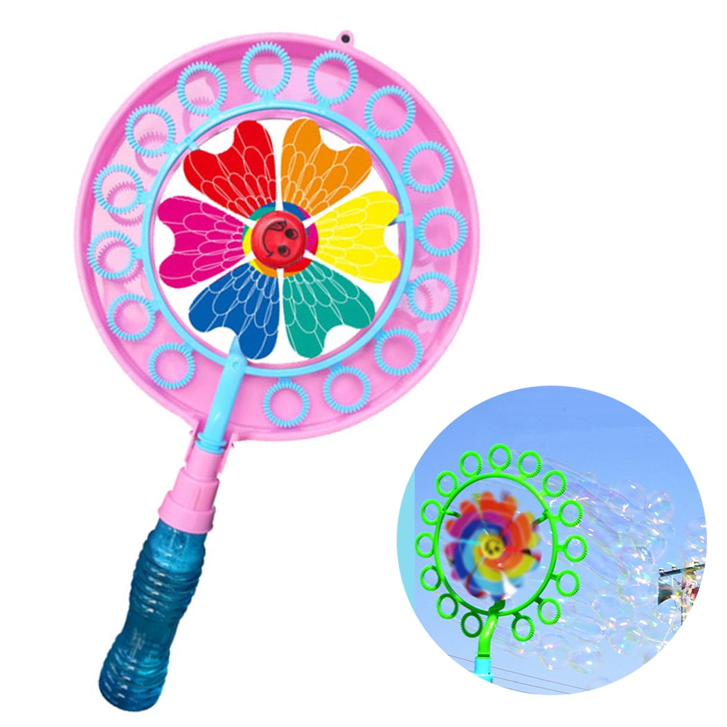 Bubble Blower Creative Windmill Shape Manual Bubble Maker Bubble