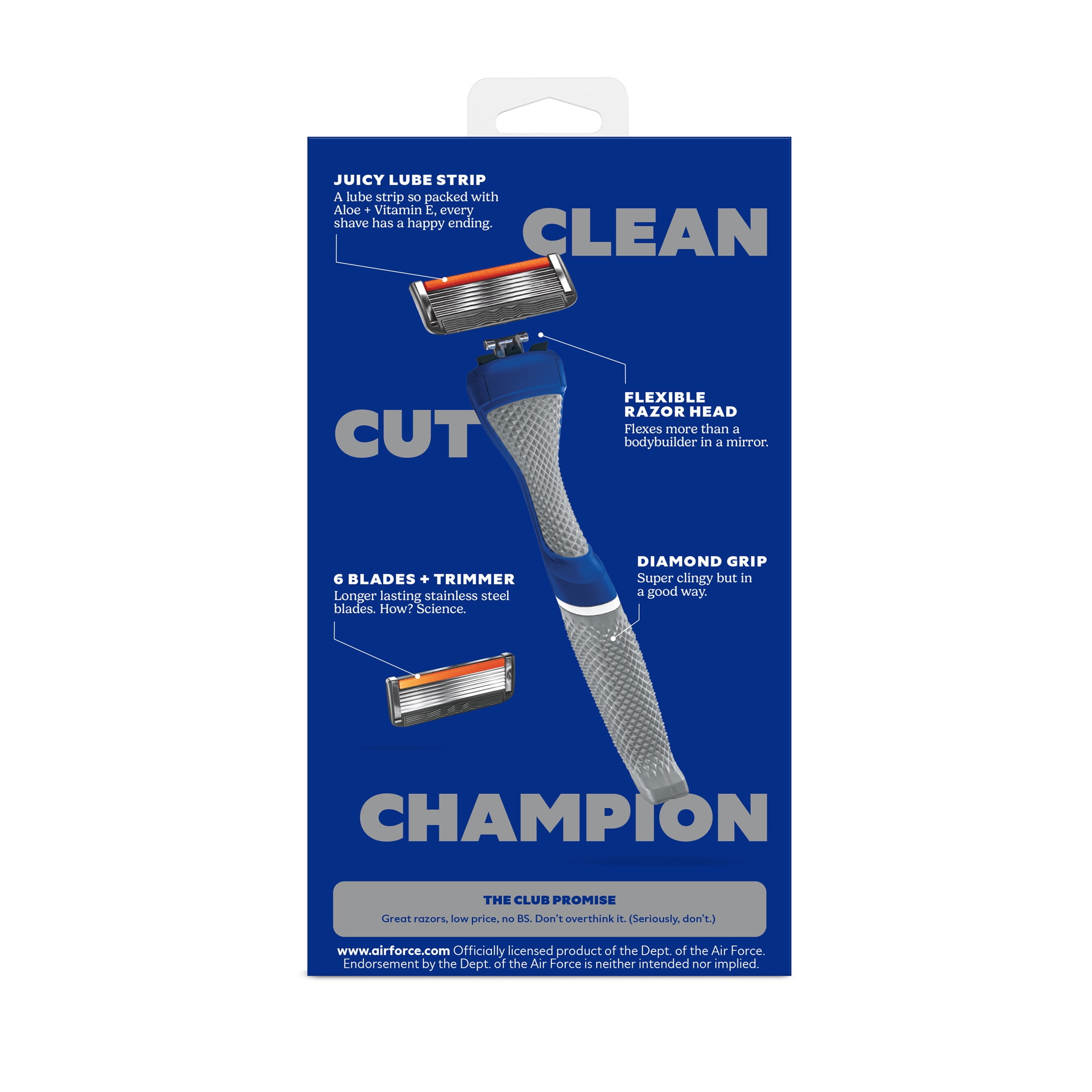 Dollar Shave Club Military Air Force 6-Blade Razor Starter Set