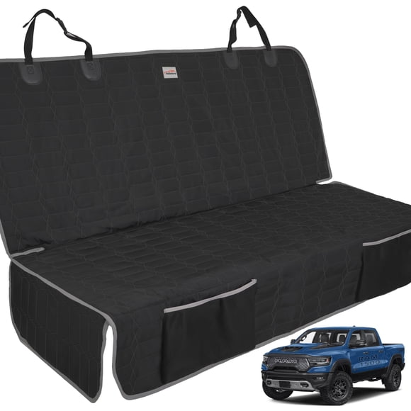 Funda de asiento de coche para perros Reliadura para asiento trasero a prueba de agua