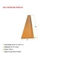 thumbnail image 6 of 72"x6"x3/4" Bucket Cutting Edge for Skid Steer & Loader - Weld-on & Bolt-on Yellow Painted 30Mn Steel Skid Steer Cutting Edge Blade for Loader & Excavator, 6 of 9
