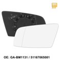 thumbnail image 5 of Left Side LH Mirror Glass Heated w/ Backing for 2003-10 BMW 550i 525i 528i 535i, 5 of 8