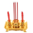 thumbnail image 3 of WORGEOUS Lámpara de vela china Candlestick Adoración Vela Budismo Budismo Adoración Altar Accesorio, 3 of 6