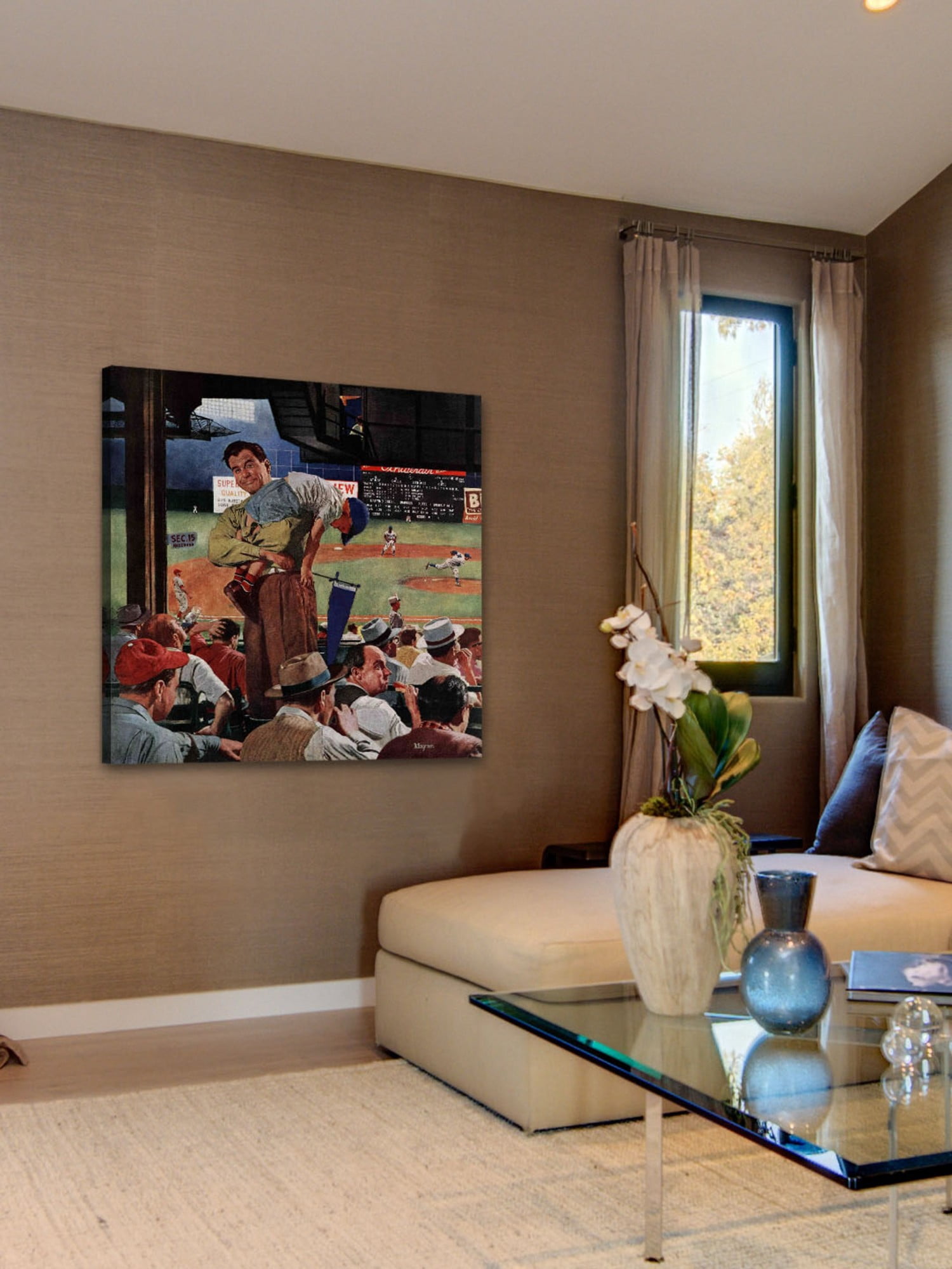 Marmont Hill Sleepy Inning by Earl Mayan Painting Print on Canvas