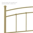 thumbnail image 3 of Modway Abigail Queen Metal Headboard in Gold, 3 of 9
