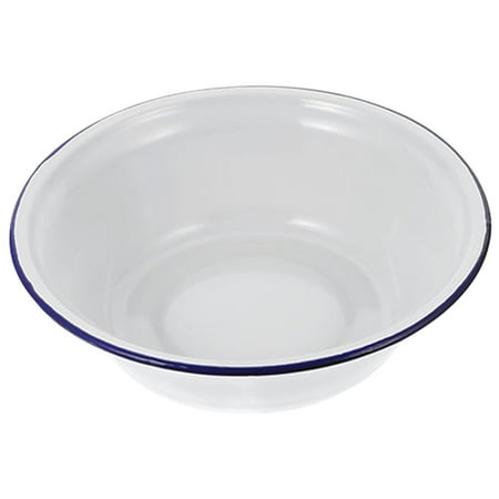 

Enamel Bowl Unbreakable Enamelware Serving Bowl Round Mixing Bowl Vegetable Bowl