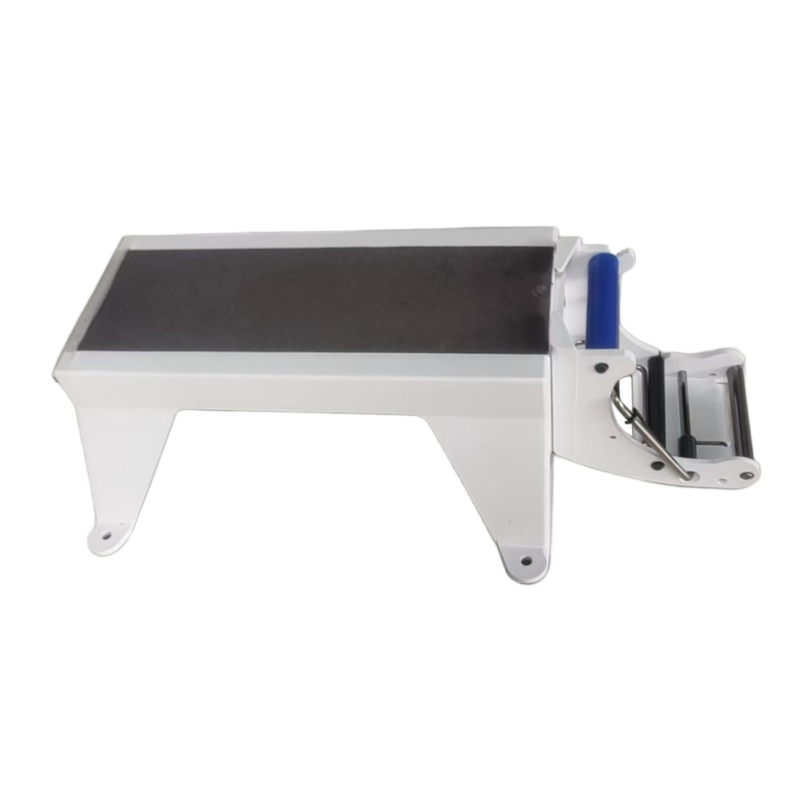 figatia Packing Tape Dispenser Tape Cutter 33.6x19x10cm Compact Built in Serrated Blade Space Saving for Shipping, Carton Accessories White