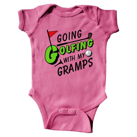 

Inktastic Going Golfing with my Gramps- kids golf Gift Baby Boy or Baby Girl Bodysuit