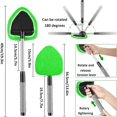 thumbnail image 2 of Windshield Cleaning Tool, Car Window Cleaner Windshield Cleaner with 4 Reusable and Washable Microfiber Pads and Extendable Handle Auto Inside Glass Wiper Kit, 2 of 7