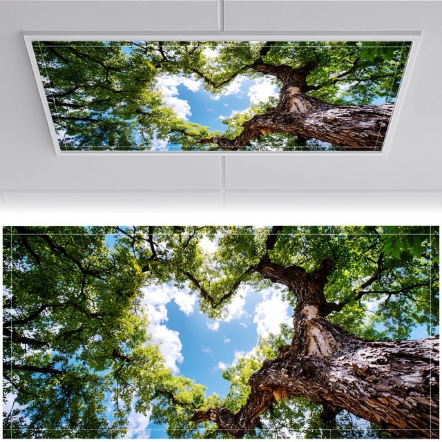 Cubiertas magnéticas para luces fluorescentes Seewan 60 x 122 cm, paquete de 2
