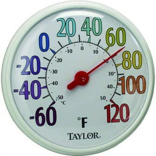 Indoor Outdoor Thermometer Hygrometer, Lirches Outdoor Thermometer Large  Numbers, Decorative Outdoor Thermometers For Patio 