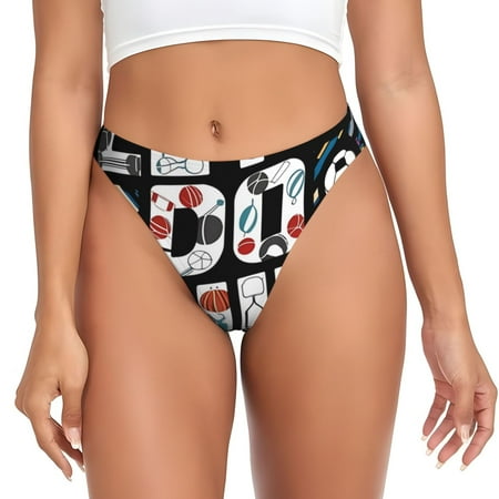 Rateoe Geometric Sports Energetic Burst Pattern Seamless Women Underwear Thongs No Show Ladies Thong No Line Breathable Comfortable Panties Undies for Women-4X-Large